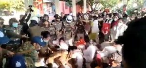 Bhopal Lathicharge